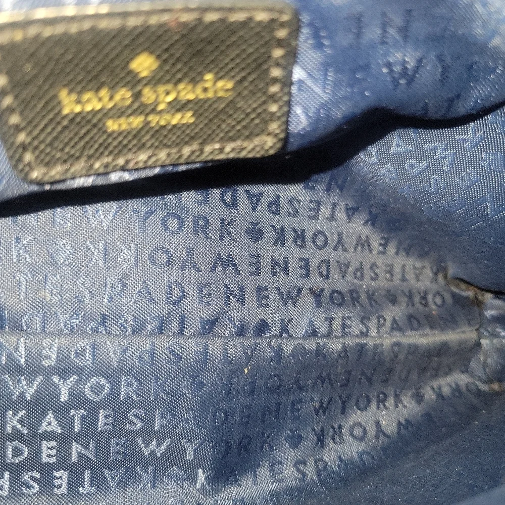 Kate Spade New York Amy Mavis Street Navy Glitter Vinyl Women's Crossbody Bag